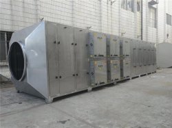 美的集團(tuán)的五萬風(fēng)量UV光解+活性炭一體機(jī)出貨