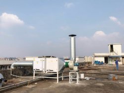 東莞厚街鞋廠VOCs廢氣治理工程設備安裝完畢